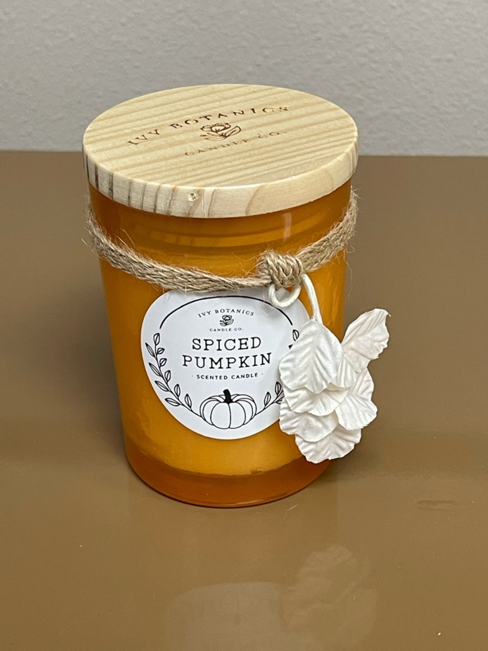 Ivy Botanics Spiced Pumpkin Scented Candle